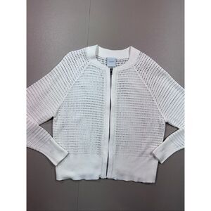 Varley Cammeron Full Zip Open Knit Sweater -Sold Out